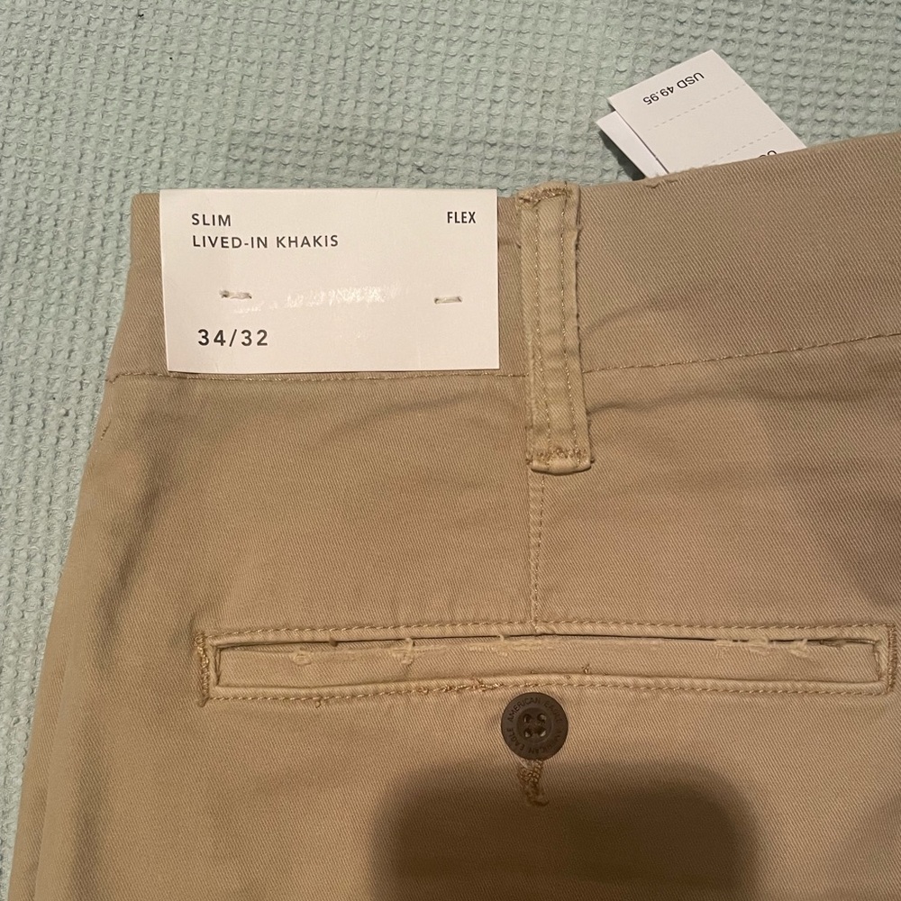 NWT Men’s American Eagle Khakis - Picture 4 of 5